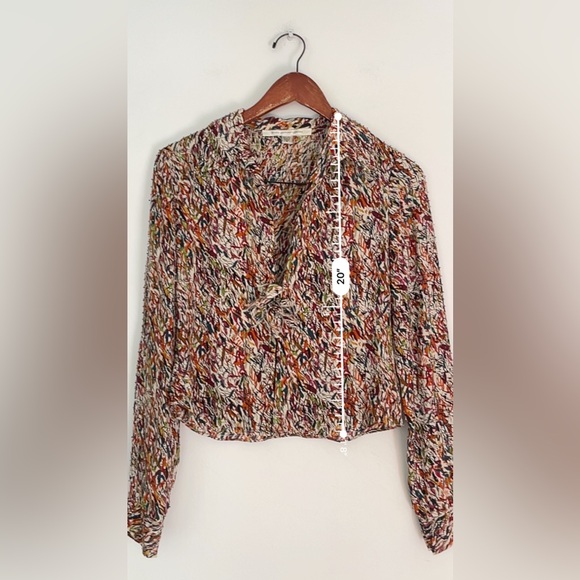 Diane Von Furstenberg dvf Silk Beaded Multi Colored Top blouse jacket bolero - Picture 7 of 13